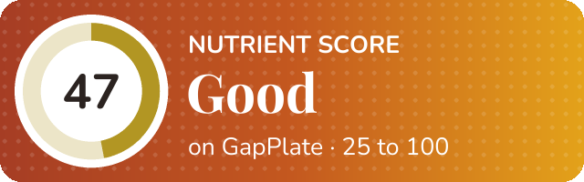 Nutrient score of Milk Coffee with 1 sugar by Anonymous